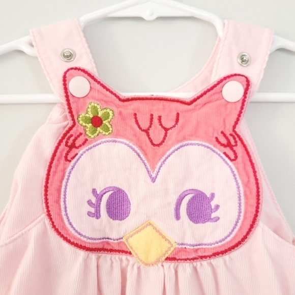 4/$20 old navy pink corduroy dress 6 to 12 months - Picture 3 of 5